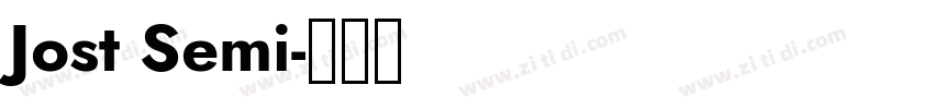 Jost Semi字体转换